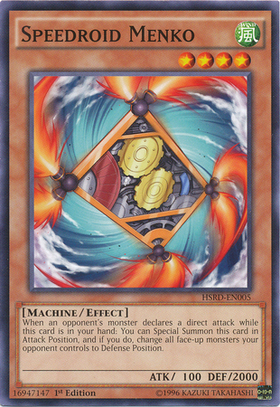 Speedroid Menko [HSRD-EN005] Common - Card Brawlers | Quebec | Canada | Yu-Gi-Oh!