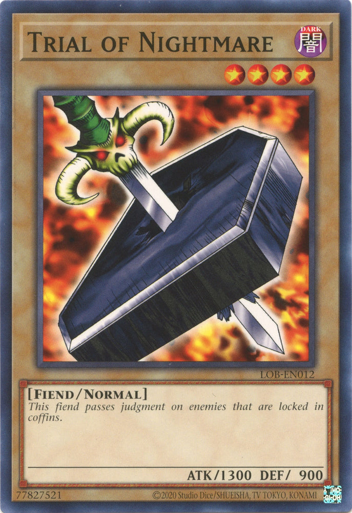 Trial of Nightmare (25th Anniversary) [LOB-EN012] Common - Card Brawlers | Quebec | Canada | Yu-Gi-Oh!