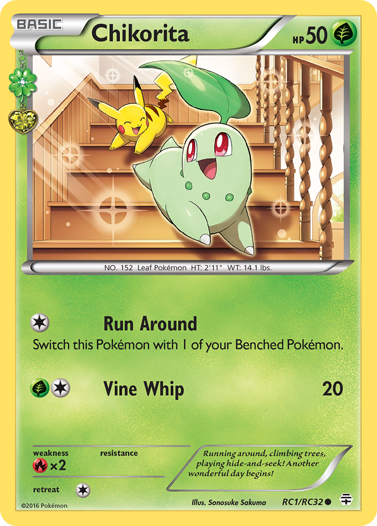 Chikorita (RC1/RC32) [XY: Generations] - Card Brawlers | Quebec | Canada | Yu-Gi-Oh!