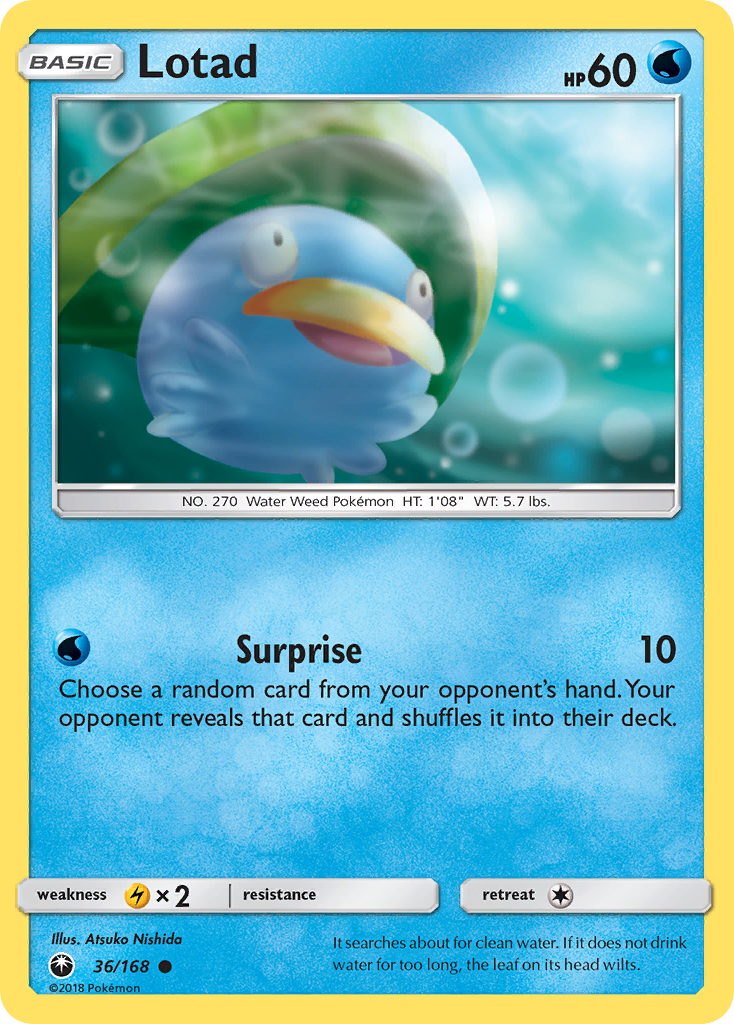 Lotad (36/168) [Sun & Moon: Celestial Storm] - Card Brawlers | Quebec | Canada | Yu-Gi-Oh!