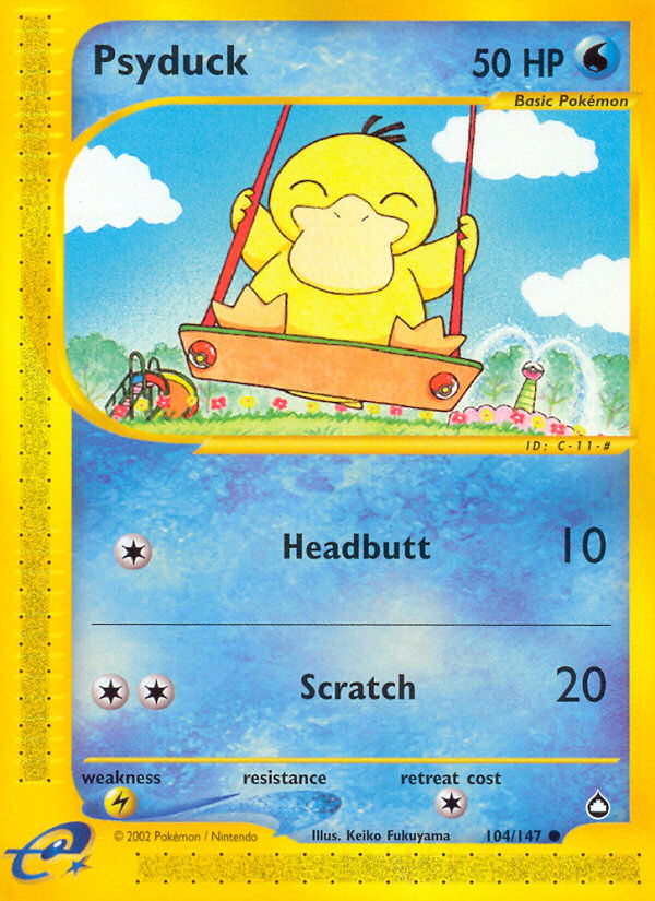 Psyduck (104/147) [Aquapolis] - Card Brawlers | Quebec | Canada | Yu-Gi-Oh!