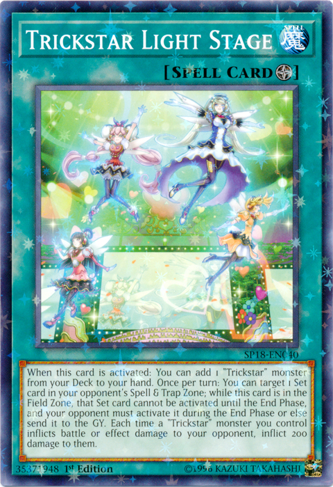 Trickstar Light Stage [SP18-EN040] Starfoil Rare - Card Brawlers | Quebec | Canada | Yu-Gi-Oh!