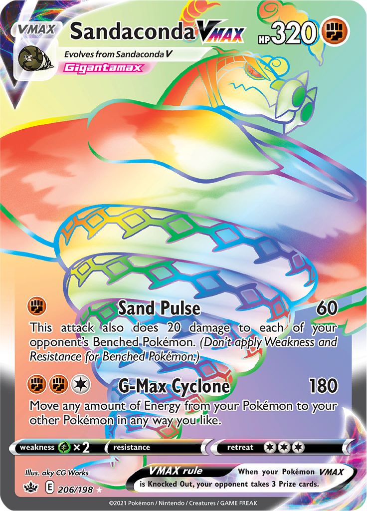 Sandaconda VMAX (206/198) [Sword & Shield: Chilling Reign] - Card Brawlers | Quebec | Canada | Yu-Gi-Oh!