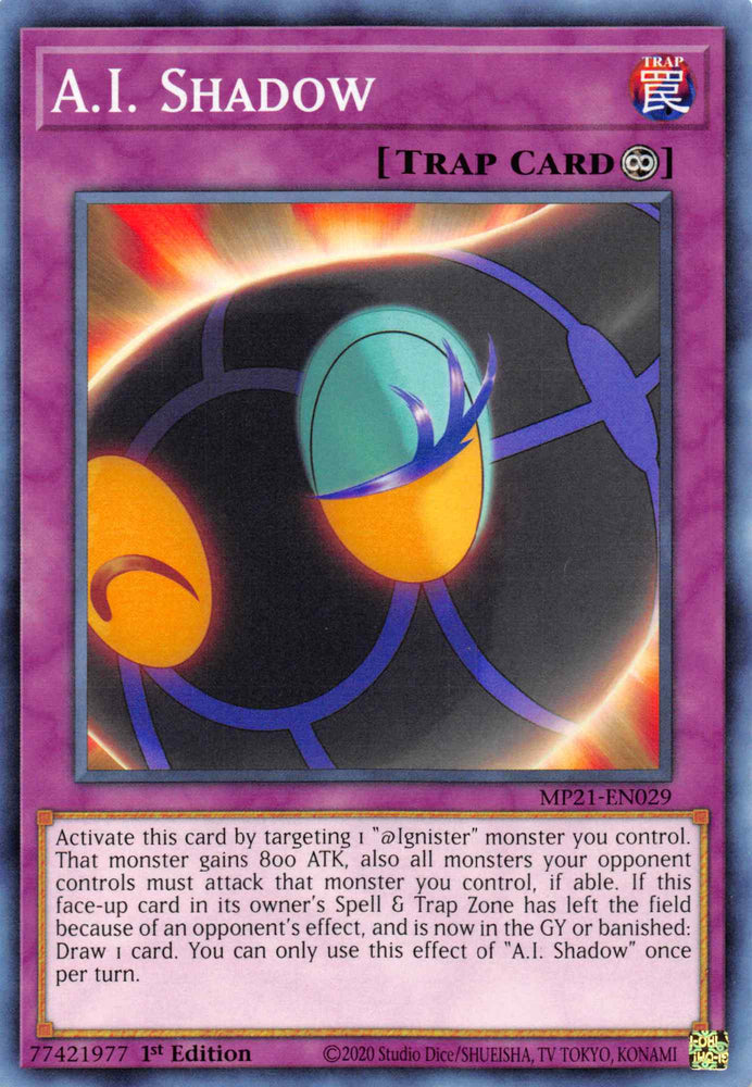 A.I. Shadow [MP21-EN029] Common - Card Brawlers | Quebec | Canada | Yu-Gi-Oh!