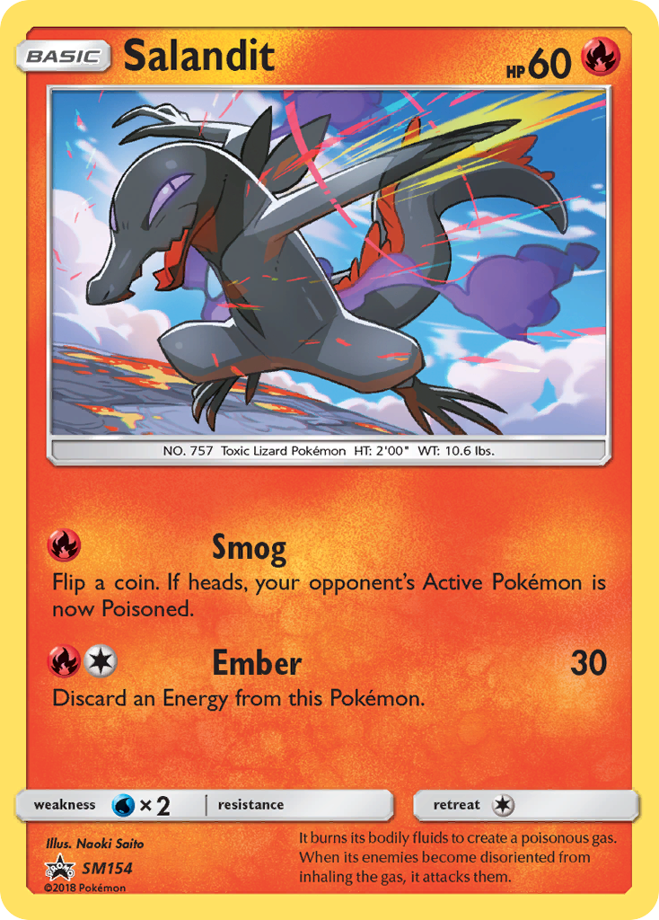 Salandit (SM154) [Sun & Moon: Black Star Promos] - Card Brawlers | Quebec | Canada | Yu-Gi-Oh!