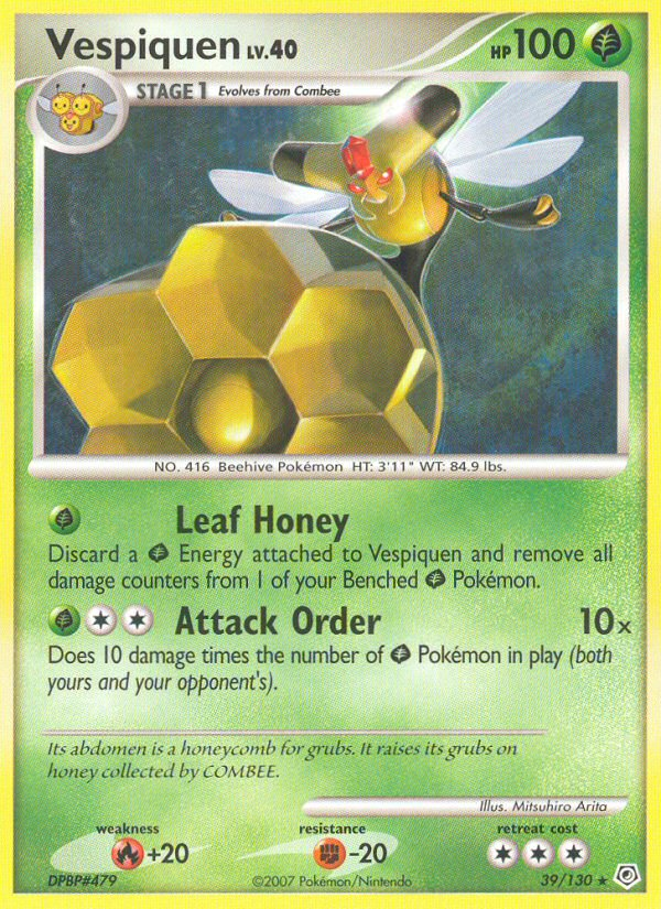 Vespiquen (39/130) [Diamond & Pearl: Base Set] - Card Brawlers | Quebec | Canada | Yu-Gi-Oh!