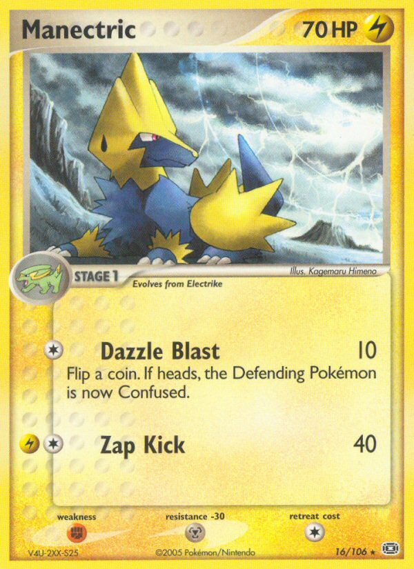 Manectric (16/106) [EX: Emerald] - Card Brawlers | Quebec | Canada | Yu-Gi-Oh!