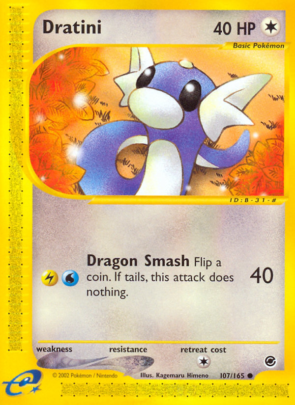 Dratini (107/165) [Expedition: Base Set] - Card Brawlers | Quebec | Canada | Yu-Gi-Oh!