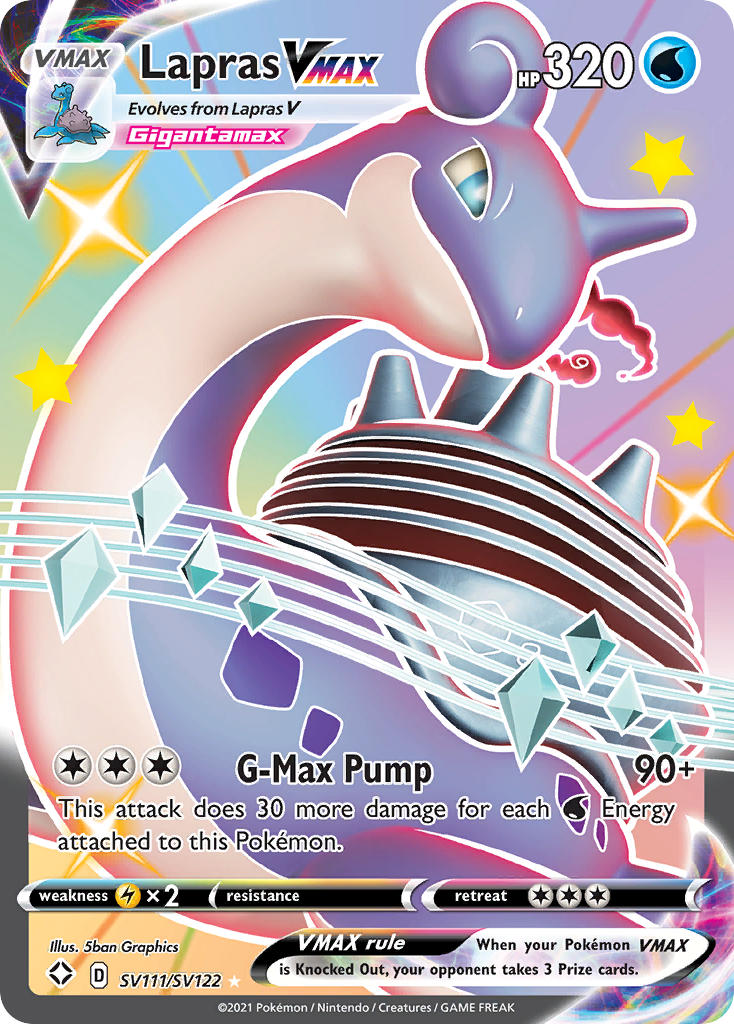 Lapras VMAX (SV111/SV122) [Sword & Shield: Shining Fates] - Card Brawlers | Quebec | Canada | Yu-Gi-Oh!