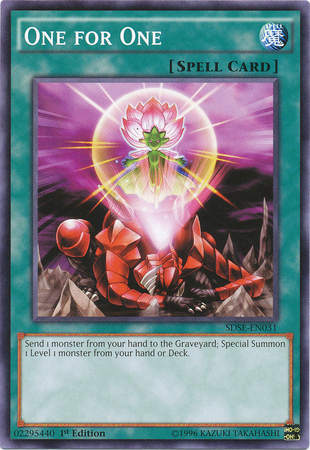 One for One [SDSE-EN031] Common - Card Brawlers | Quebec | Canada | Yu-Gi-Oh!