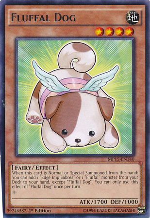 Fluffal Dog [MP15-EN140] Rare - Card Brawlers | Quebec | Canada | Yu-Gi-Oh!