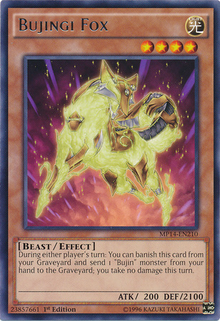 Bujingi Fox [MP14-EN210] Rare - Card Brawlers | Quebec | Canada | Yu-Gi-Oh!