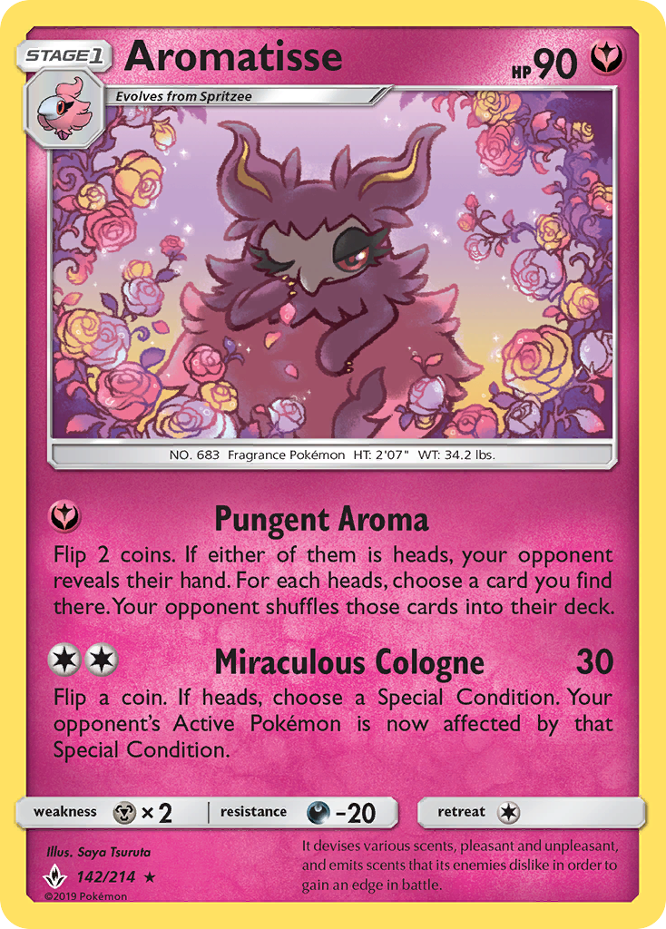 Aromatisse (142/214) [Sun & Moon: Unbroken Bonds] - Card Brawlers | Quebec | Canada | Yu-Gi-Oh!