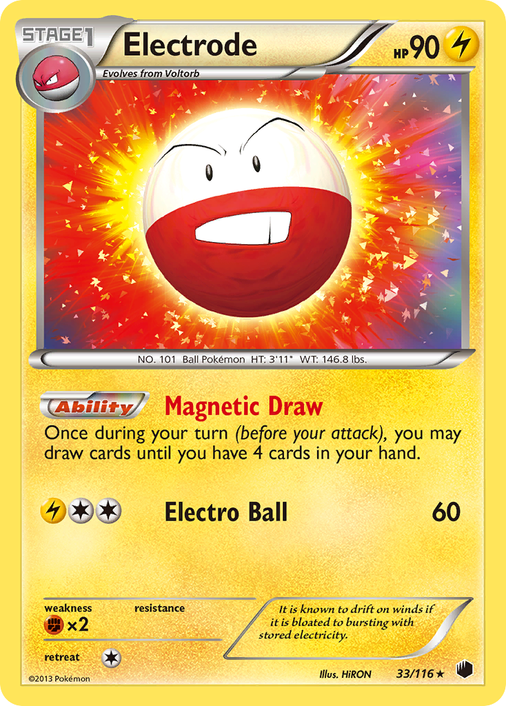 Electrode (33/116) [Black & White: Plasma Freeze] - Card Brawlers | Quebec | Canada | Yu-Gi-Oh!