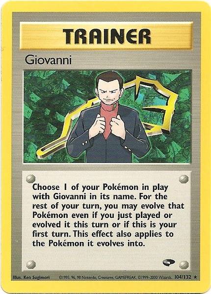 Giovanni (104/132) [Gym Challenge Unlimited] - Card Brawlers | Quebec | Canada | Yu-Gi-Oh!