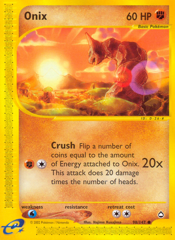 Onix (98/147) [Aquapolis] - Card Brawlers | Quebec | Canada | Yu-Gi-Oh!