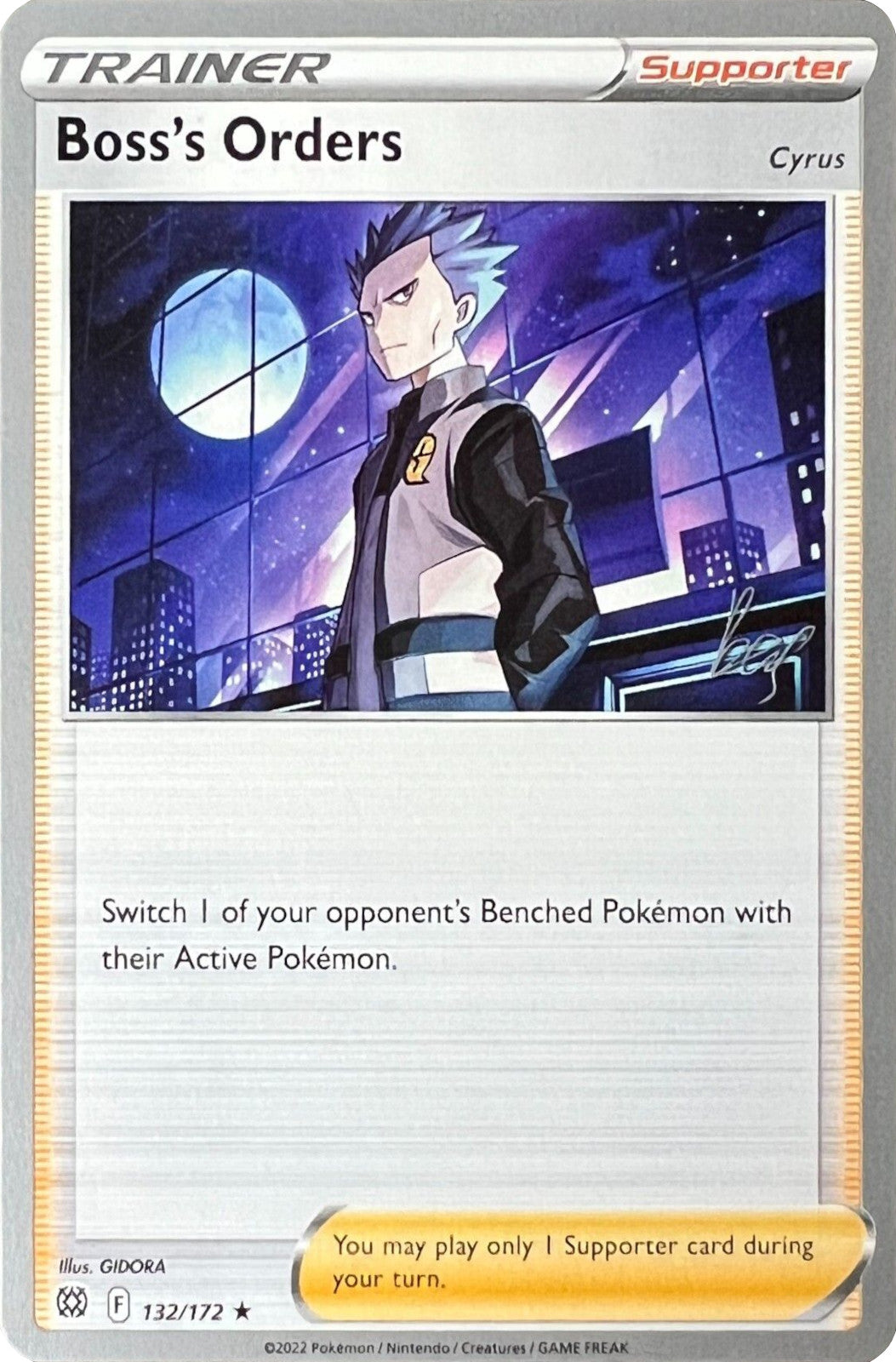 Boss's Orders (132/172) (Cyrus) (Cheryl Again - Sebastian Lashmet) [World Championships 2022] - Card Brawlers | Quebec | Canada | Yu-Gi-Oh!