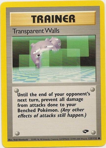 Transparent Walls (125/132) [Gym Challenge Unlimited] - Card Brawlers | Quebec | Canada | Yu-Gi-Oh!