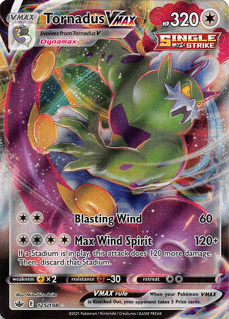 Tornadus VMAX (125/198) [Sword & Shield: Chilling Reign] - Card Brawlers | Quebec | Canada | Yu-Gi-Oh!