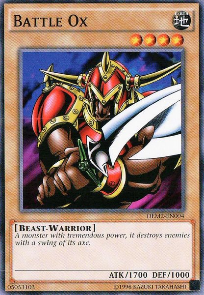 Battle Ox [DEM2-EN004] Common - Card Brawlers | Quebec | Canada | Yu-Gi-Oh!