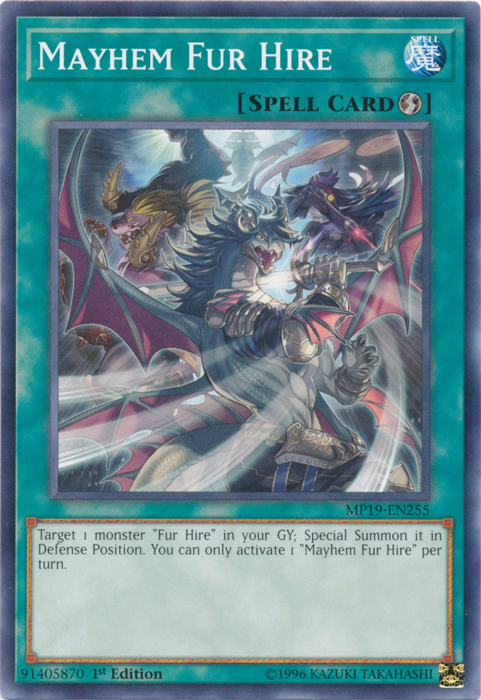 Mayhem Fur Hire [MP19-EN255] Common - Card Brawlers | Quebec | Canada | Yu-Gi-Oh!