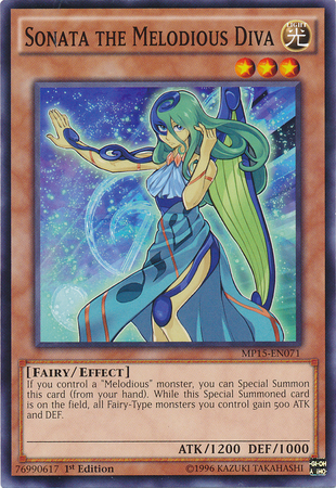 Sonata the Melodious Diva [MP15-EN071] Common - Yu-Gi-Oh! - Card Brawlers | Quebec | Canada |