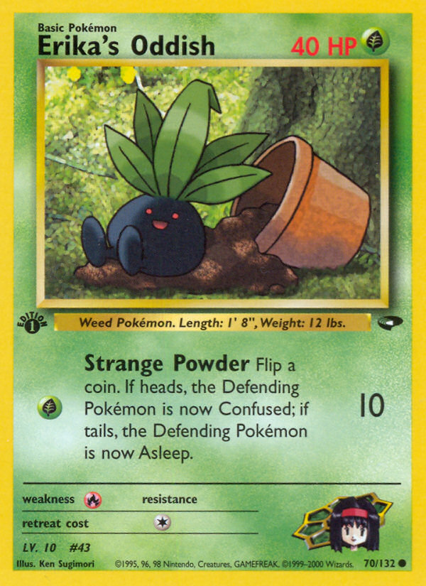 Erika's Oddish (70/132) [Gym Challenge 1st Edition] - Card Brawlers | Quebec | Canada | Yu-Gi-Oh!