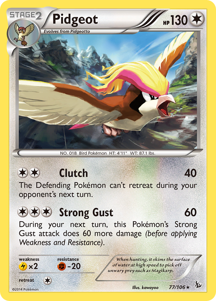 Pidgeot (77/106) [XY: Flashfire] - Card Brawlers | Quebec | Canada | Yu-Gi-Oh!