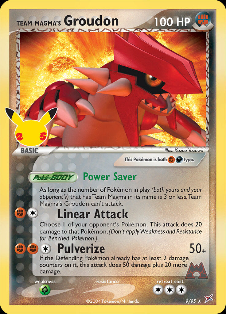 Team Magma's Groudon (9/95) [Celebrations: 25th Anniversary - Classic Collection] - Card Brawlers | Quebec | Canada | Yu-Gi-Oh!