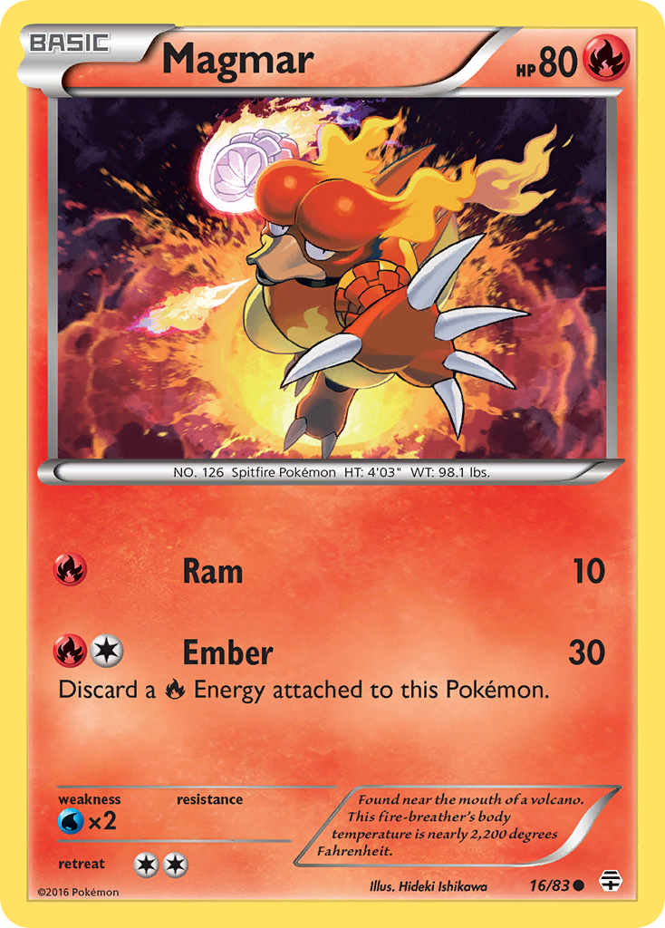 Magmar (16/83) [XY: Generations] - Card Brawlers | Quebec | Canada | Yu-Gi-Oh!