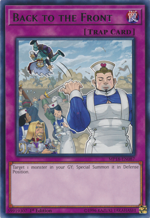Back to the Front [MP18-EN087] Rare - Card Brawlers | Quebec | Canada | Yu-Gi-Oh!