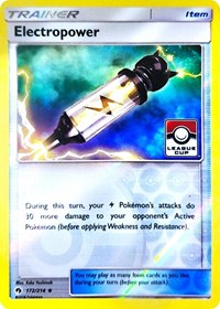 Electropower (172/214) (League Promo) [Sun & Moon: Lost Thunder] - Card Brawlers | Quebec | Canada | Yu-Gi-Oh!