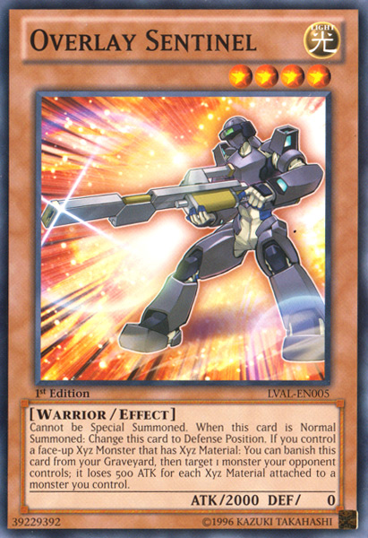 Overlay Sentinel [LVAL-EN005] Common - Yu-Gi-Oh! - Card Brawlers | Quebec | Canada |