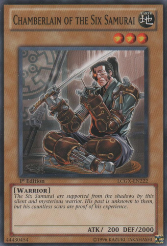 Chamberlain of the Six Samurai [LCGX-EN222] Common - Yu-Gi-Oh! - Card Brawlers | Quebec | Canada |