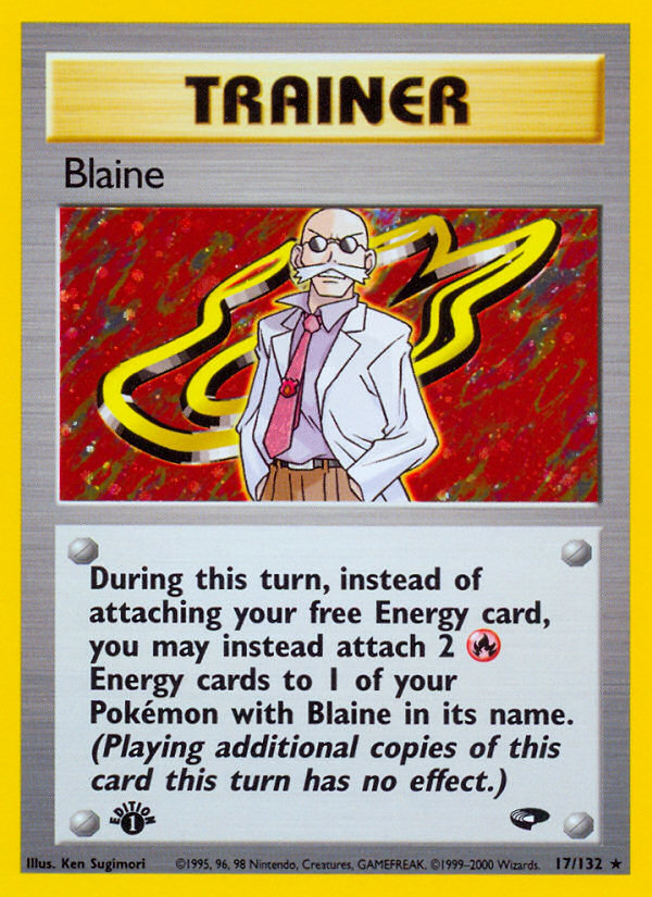 Blaine (17/132) [Gym Challenge 1st Edition] - Card Brawlers | Quebec | Canada | Yu-Gi-Oh!