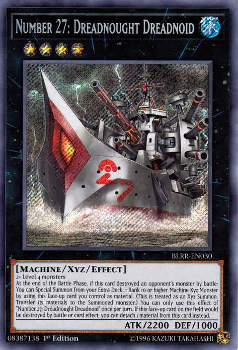 Number 27: Dreadnought Dreadnoid [BLRR-EN030] Secret Rare - Yu-Gi-Oh! - Card Brawlers | Quebec | Canada |