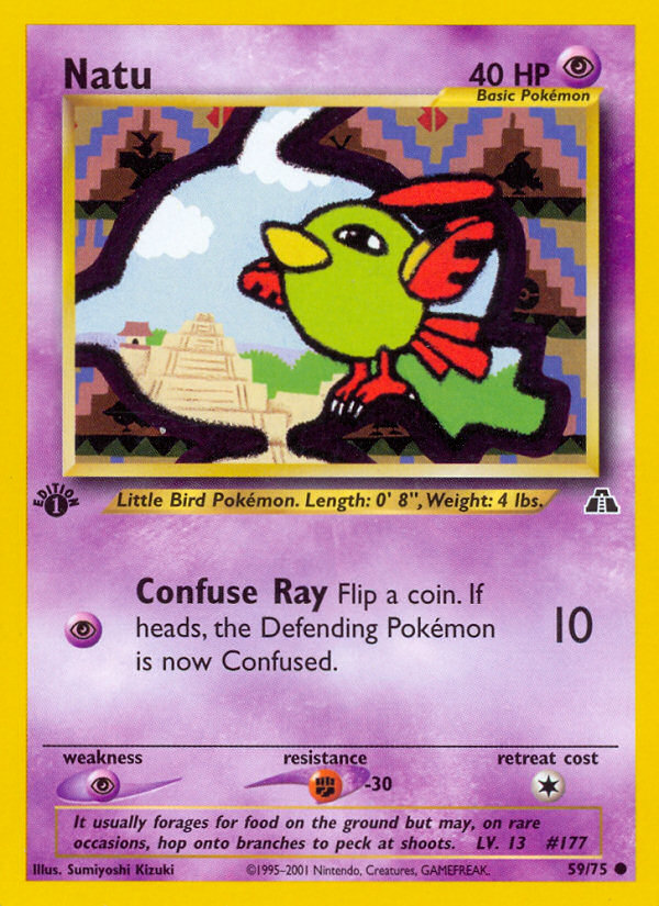 Natu (59/75) [Neo Discovery 1st Edition] - Card Brawlers | Quebec | Canada | Yu-Gi-Oh!