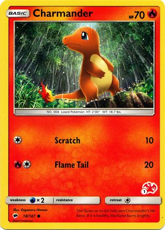Charmander (18/147) (Charizard Stamp #1) [Battle Academy 2020] - Card Brawlers | Quebec | Canada | Yu-Gi-Oh!
