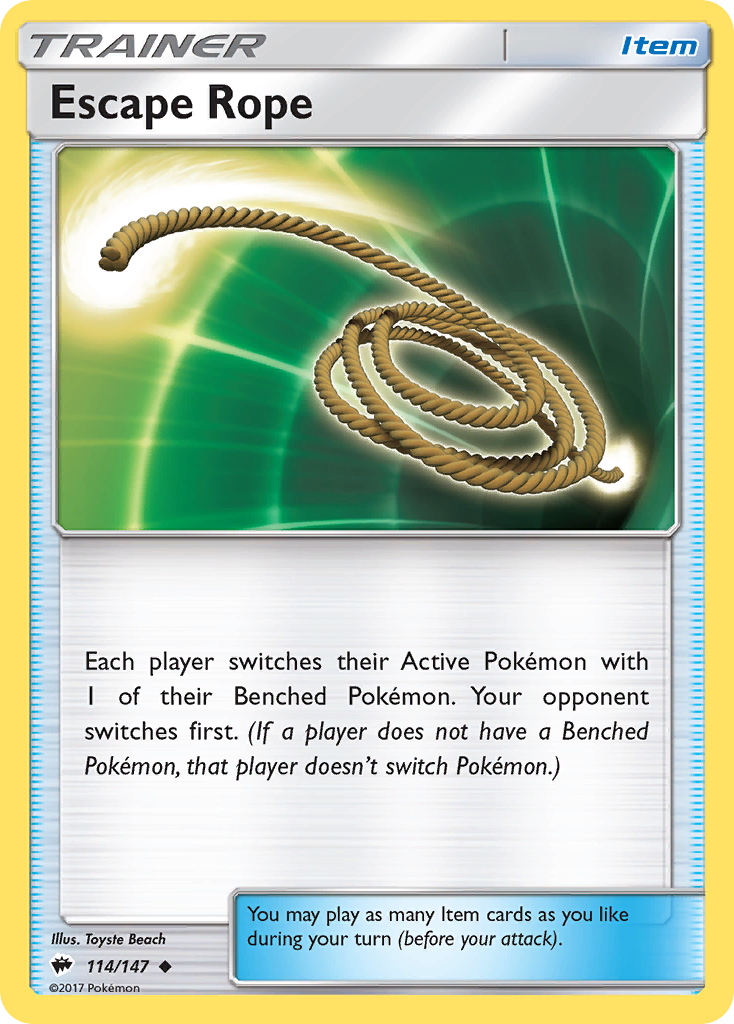Escape Rope (114/147) [Sun & Moon: Burning Shadows] - Card Brawlers | Quebec | Canada | Yu-Gi-Oh!