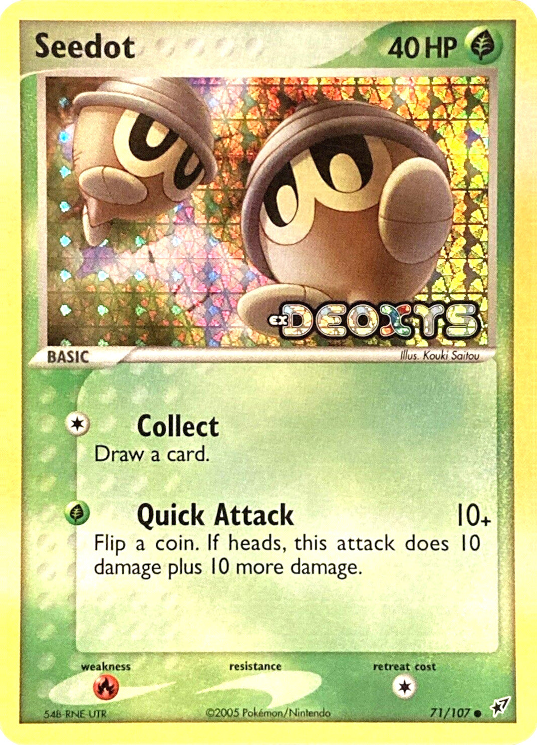 Seedot (71/107) (Stamped) [EX: Deoxys] - Card Brawlers | Quebec | Canada | Yu-Gi-Oh!