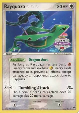 Rayquaza (22/107) (Gym Challenge Promo) [EX: Deoxys] - Card Brawlers | Quebec | Canada | Yu-Gi-Oh!