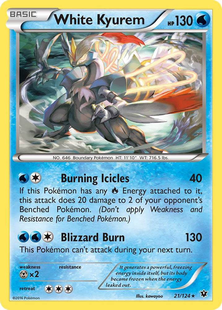 White Kyurem (21/124) (Theme Deck Exclusive) [XY: Fates Collide] - Card Brawlers | Quebec | Canada | Yu-Gi-Oh!