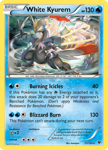 White Kyurem (21/124) (Theme Deck Exclusive) [XY: Fates Collide] - Card Brawlers | Quebec | Canada | Yu-Gi-Oh!