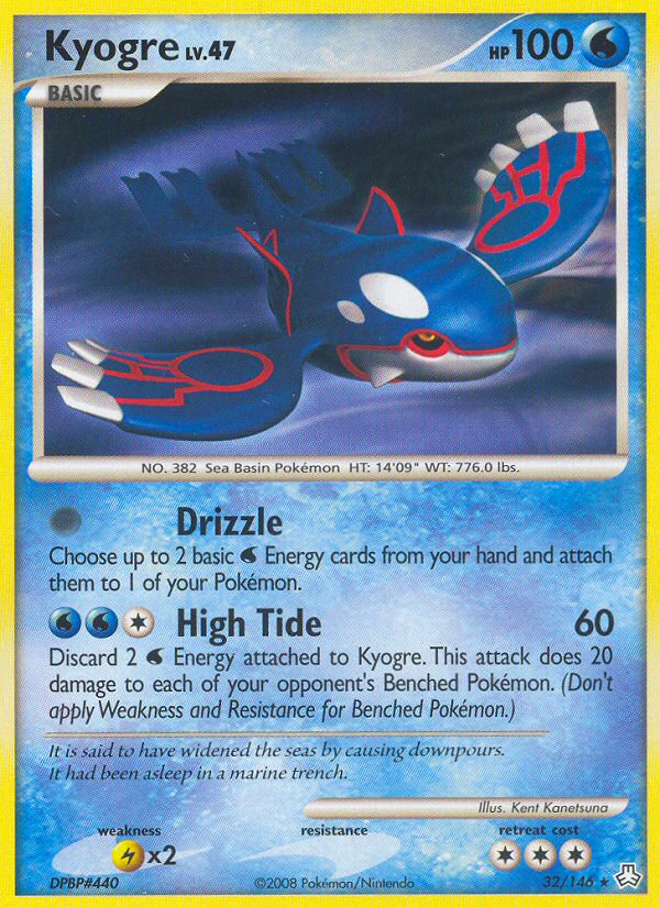Kyogre (32/146) [Diamond & Pearl: Legends Awakened] - Card Brawlers | Quebec | Canada | Yu-Gi-Oh!