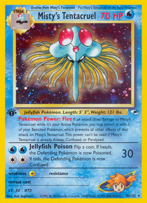 Misty's Tentacruel (10/132) [Gym Heroes 1st Edition] - Card Brawlers | Quebec | Canada | Yu-Gi-Oh!