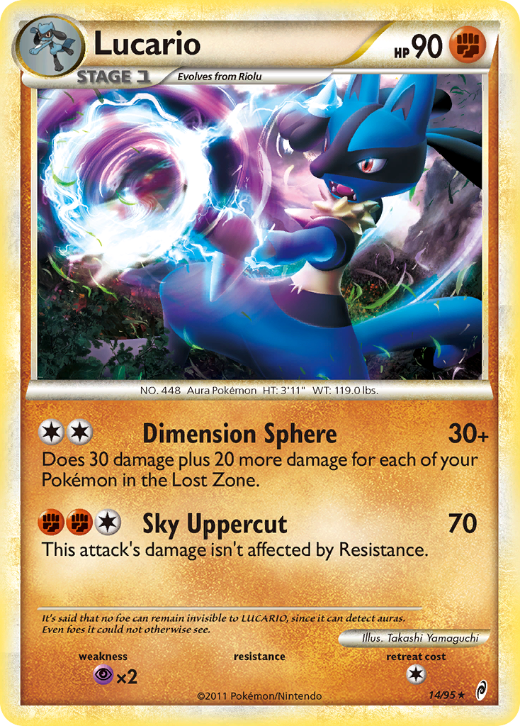 Lucario (14/95) [HeartGold & SoulSilver: Call of Legends] - Card Brawlers | Quebec | Canada | Yu-Gi-Oh!