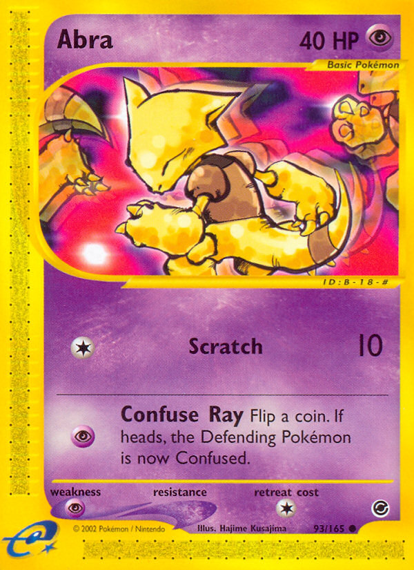 Abra (93/165) [Expedition: Base Set] - Card Brawlers | Quebec | Canada | Yu-Gi-Oh!