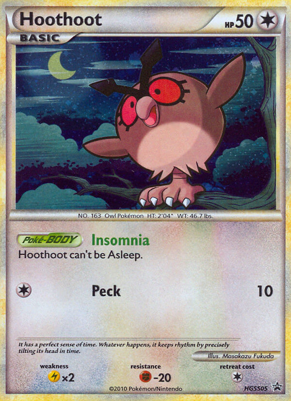 Hoothoot (HGSS05) [HeartGold & SoulSilver: Black Star Promos] - Card Brawlers | Quebec | Canada | Yu-Gi-Oh!