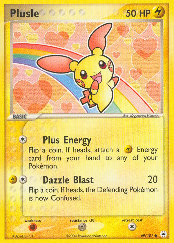 Plusle (69/101) [EX: Hidden Legends] - Card Brawlers | Quebec | Canada | Yu-Gi-Oh!