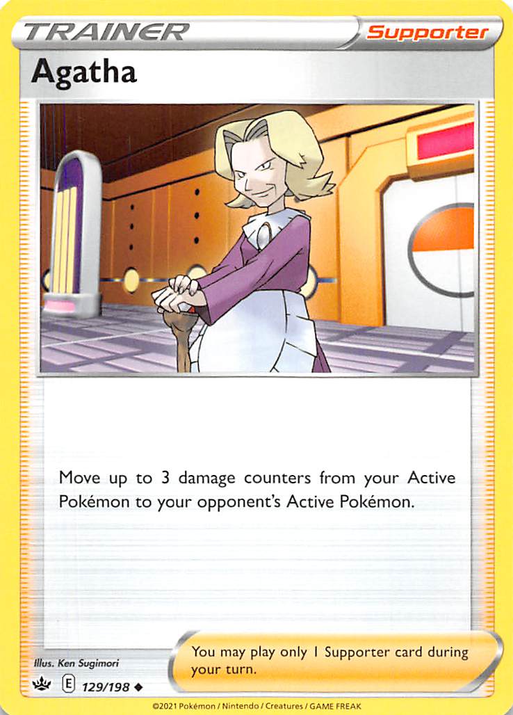 Agatha (129/198) [Sword & Shield: Chilling Reign] - Card Brawlers | Quebec | Canada | Yu-Gi-Oh!